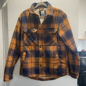 Zara Sherpa Lined - Plaid Button-Up Jacket - Men's Medium